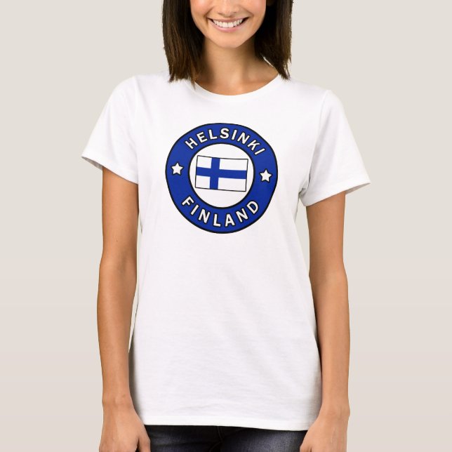 T-shirt Helsinki Finlande (Devant)