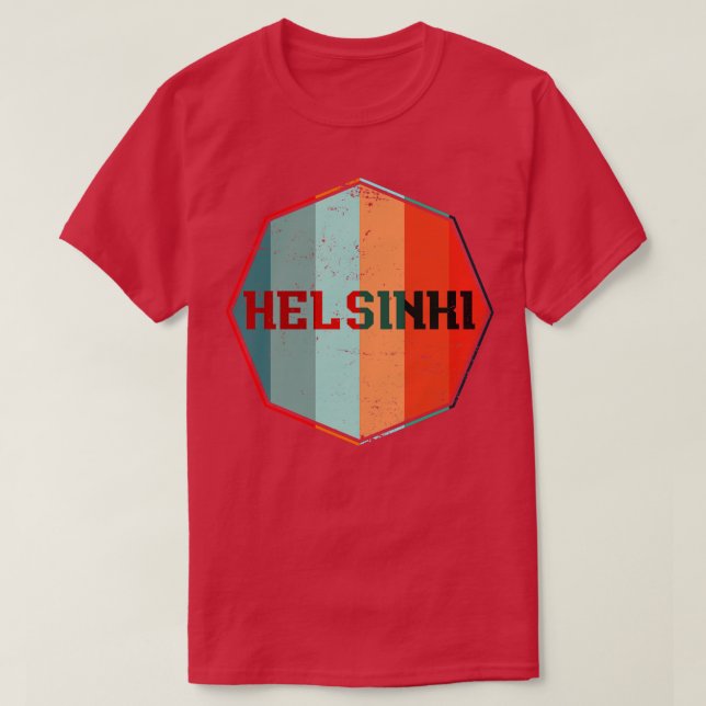 T-shirt Helsinki Finlande (Design devant)