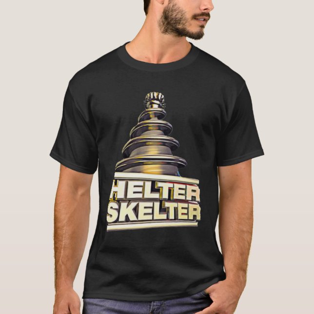 T-shirt Helter Skelter Old Skool Raver Hardcore Techno DnB (Devant)