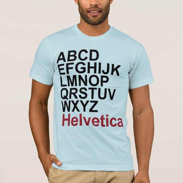 T-shirt helvetica (Devant)