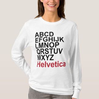 T-shirt helvetica