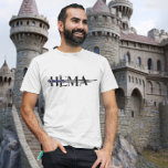 T-shirt HEMA Historique Arts Martiaux Européens épée<br><div class="desc">Cette conception a été créée par art numérique. Vous pouvez modifier le style de cette chemise en choisissant Plus > sous l'option de style. Il peut être personnalisé dans la zone fournir ou customiser en choisissant le clic pour customiser une autre option et en changeant le nom, les initiales ou...</div>