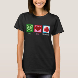 T-shirt Hématologie de l'amour pour la paix