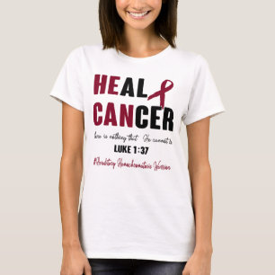 T-shirt Hémochromatose héréditaire Sensibilisation au ruba