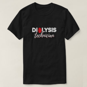 T-shirt Hémodialyse Nephrologie Tech - Technicien en dialy