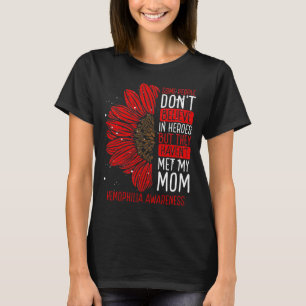 T-shirt Hemophilia Awareness Ribbon Maman Warrior