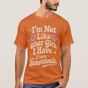 T-shirt Hémorroïdes gênantes Humour adulte inapproprié