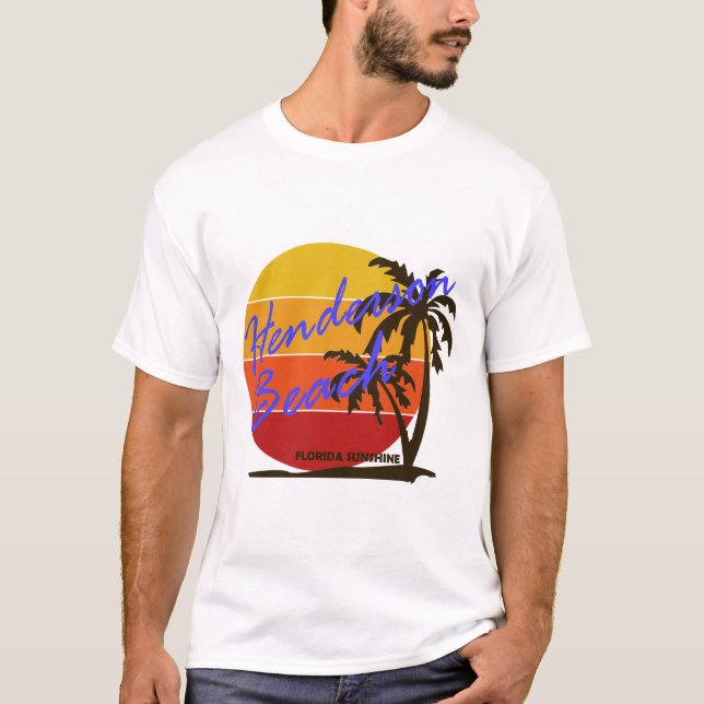 T-shirt Henderson d'été - floride (Devant)