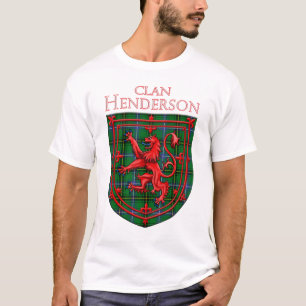 T-shirt Henderson Tartan Scottish Plaid Lion Rampant