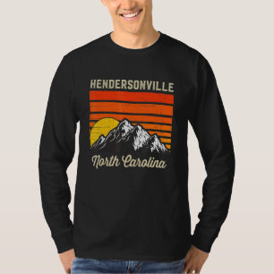T-shirt Hendersonville North Carolina Retro City State Vin