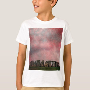 T-shirt Henge en pierre de texture