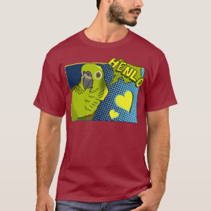 T-shirt Henlo Birb mèmes drôle Comique Jaune Naped Amazon