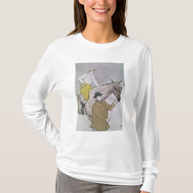 T-shirt Henri De Toulouse-Lautrec | que le jockey a mené (Devant)