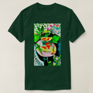 T-shirt Henri Matisse, Le poisson rouge, dessin numérique