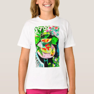 T-shirt Henri Matisse, Le poisson rouge, dessin numérique