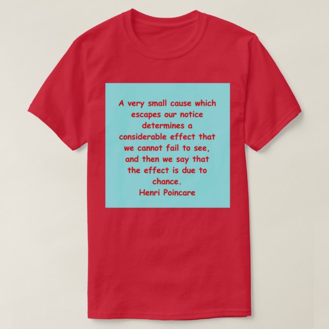 T-shirt Henri Poincare 3 (Design devant)