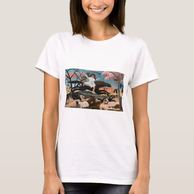 T-shirt Henri Rousseau - La guerre (Devant)