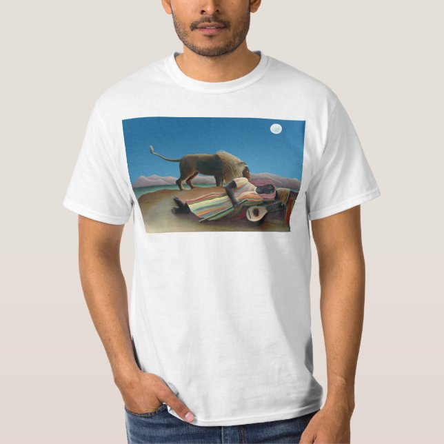 T-shirt Henri Rousseau - Les Tziganes qui dorment (Devant)