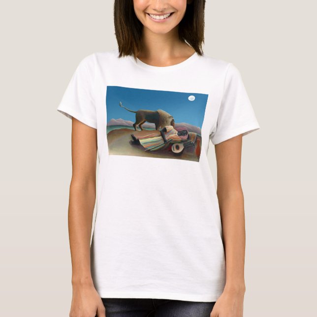 T-shirt Henri Rousseau - Les Tziganes qui dorment (Devant)