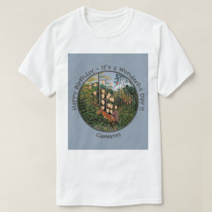 T-shirt Henri Rousseau Tiger & Bull Party Items Collection