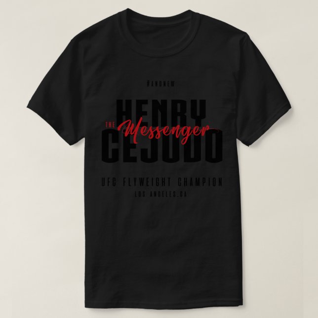 T-shirt Henry Cejudo Le Messager 5 (Design devant)