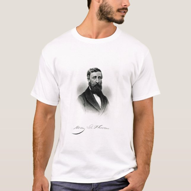 T-shirt Henry David Thoreau (Devant)