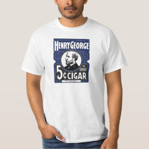 T-shirt Henry George un grand cigare de 5 cents