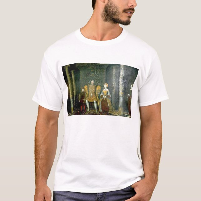 T-shirt Henry VIII et famille (Devant)