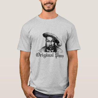 T-shirt Henry VIII : Souteneur original (gris)