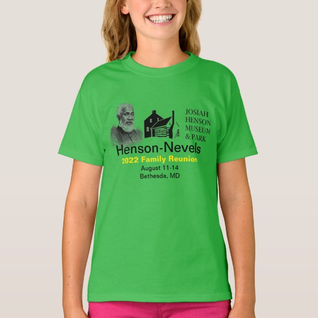 T-shirt Henson-Nevels 2022 Réunion familiale Tee (Devant)