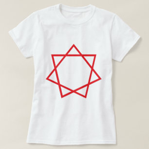 T-shirt Heptagram rouge