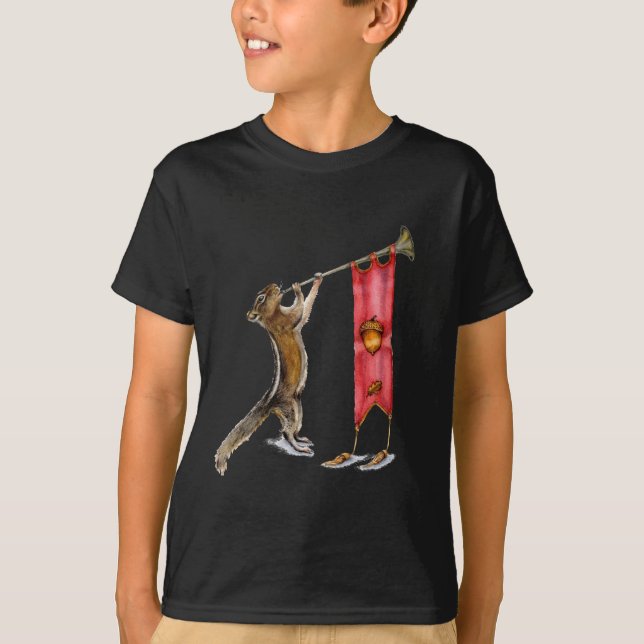 T-shirt Herald de Cute Chipmunk (Devant)