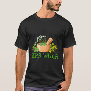 T-shirt Herb sorcière Fleur sauvage Médecine Plante botani