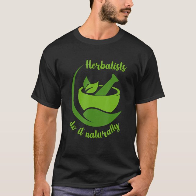T-shirt Herbalisme Herbalisme Herbologie Plante guérison (Devant)