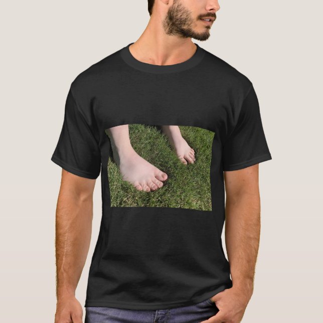 T-shirt Herbe entre mes orteils (Devant)