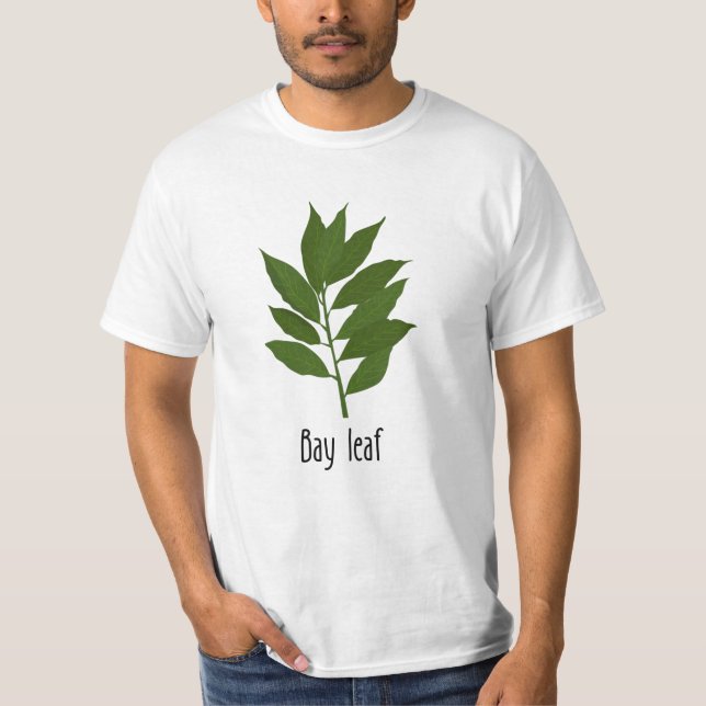 T-shirt Herbes d'épices de feuilles de baie (Devant)