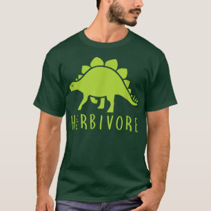 T-shirt Herbivore Dinosaur Végétarien Style de vie végétar