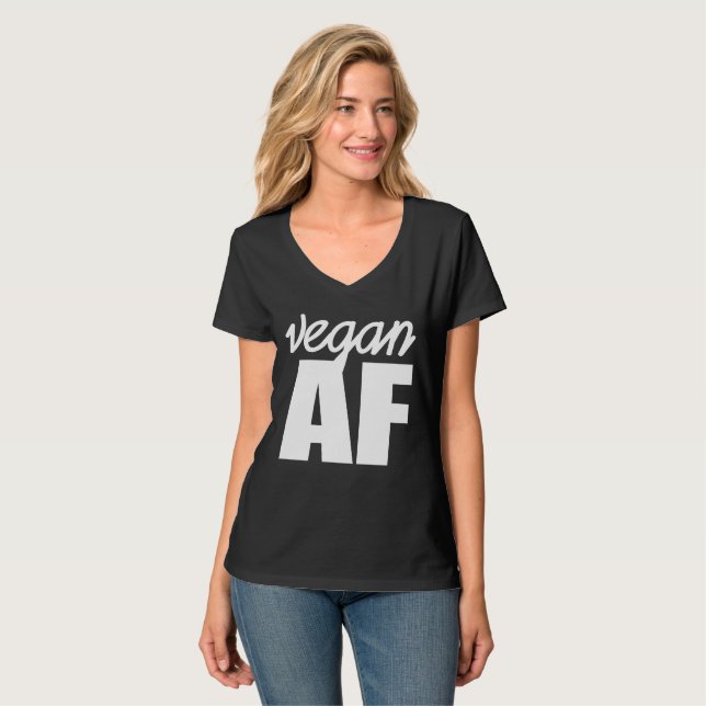T-shirt Herbivore | Vegan AF (Devant entier)