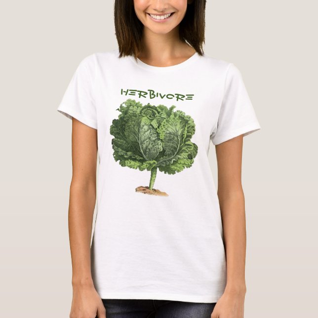T-shirt Herbivore Vegan Végétarien (Devant)