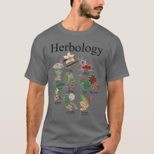 T-shirt Herbologie Plante Lady Herbe Fleur Jardin Herbolog