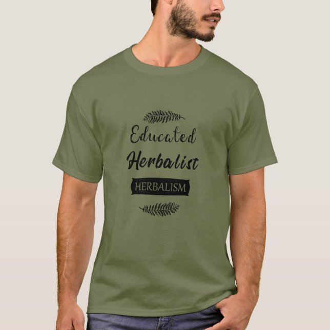 T-shirt herboriste instruit (Devant)