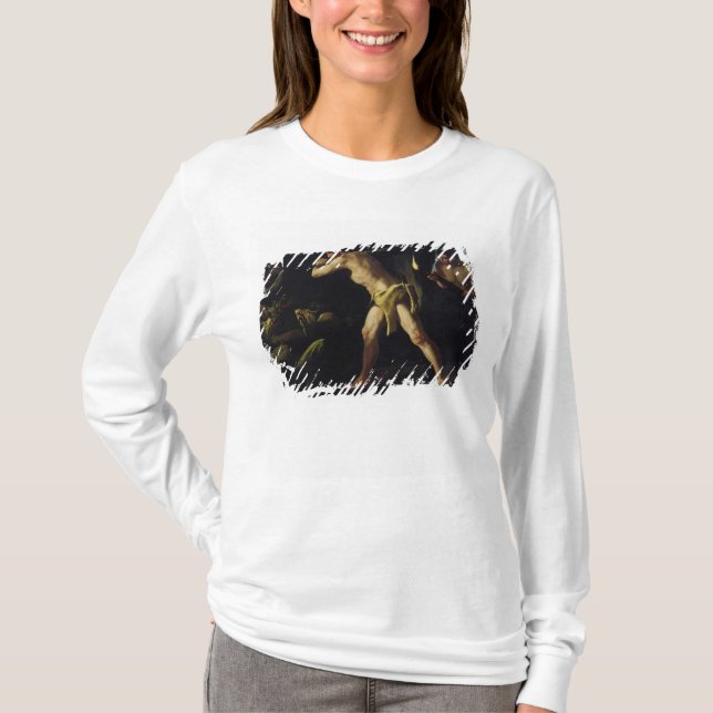 T-shirt Hercule combattant avec l'hydre de Lernaean (Devant)