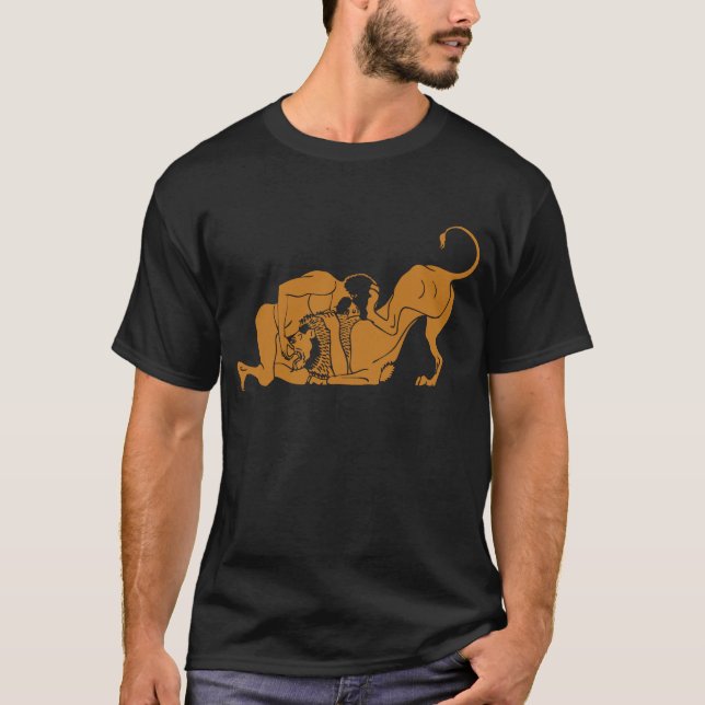 T-shirt HERCULE et LION (Devant)