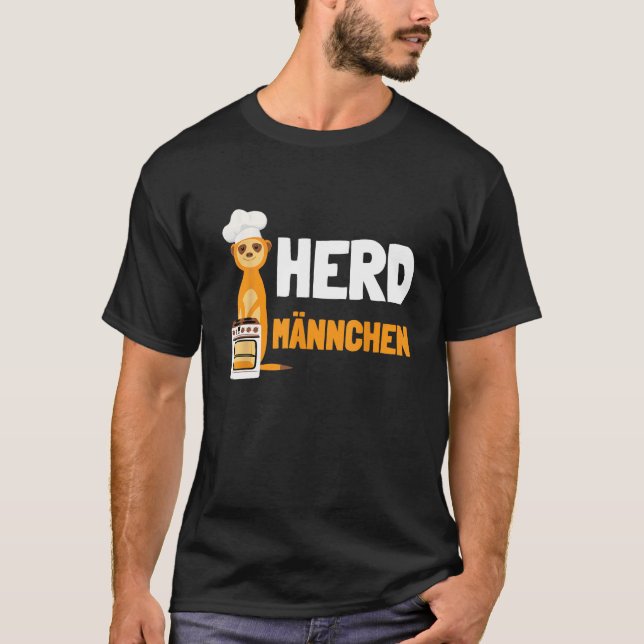 T-shirt Herdmännchen I  Chef Herd Meerkat with Chef s Hat (Devant)