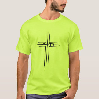 T-shirt heren Christelijk - Trouw aan het Kruis.