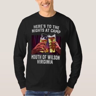 T-shirt Heres Aux Nuits Au Camp Mouth De Wilson Campin