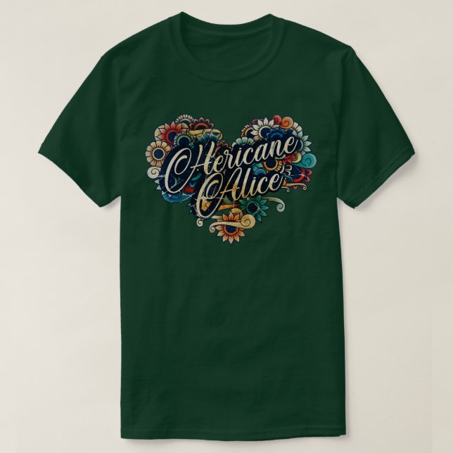 T-shirt Hericane VIGNETTE COULEUR VINTAGE (Design devant)