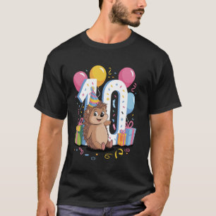 T-shirt Hérisson 10ème anniversaire garçon fille 10 ans di