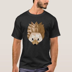 T-shirt Hérisson Abstrait Géométrique Graphique animal
