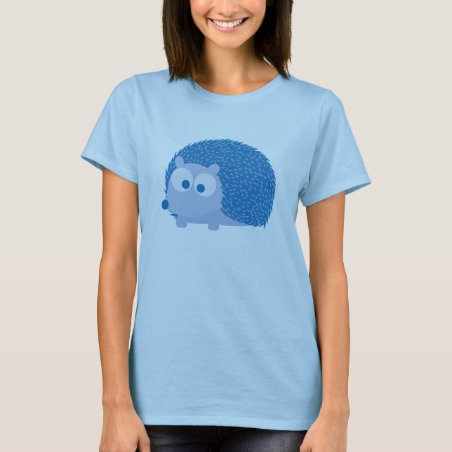 T-shirt Hérisson bleu (Devant)